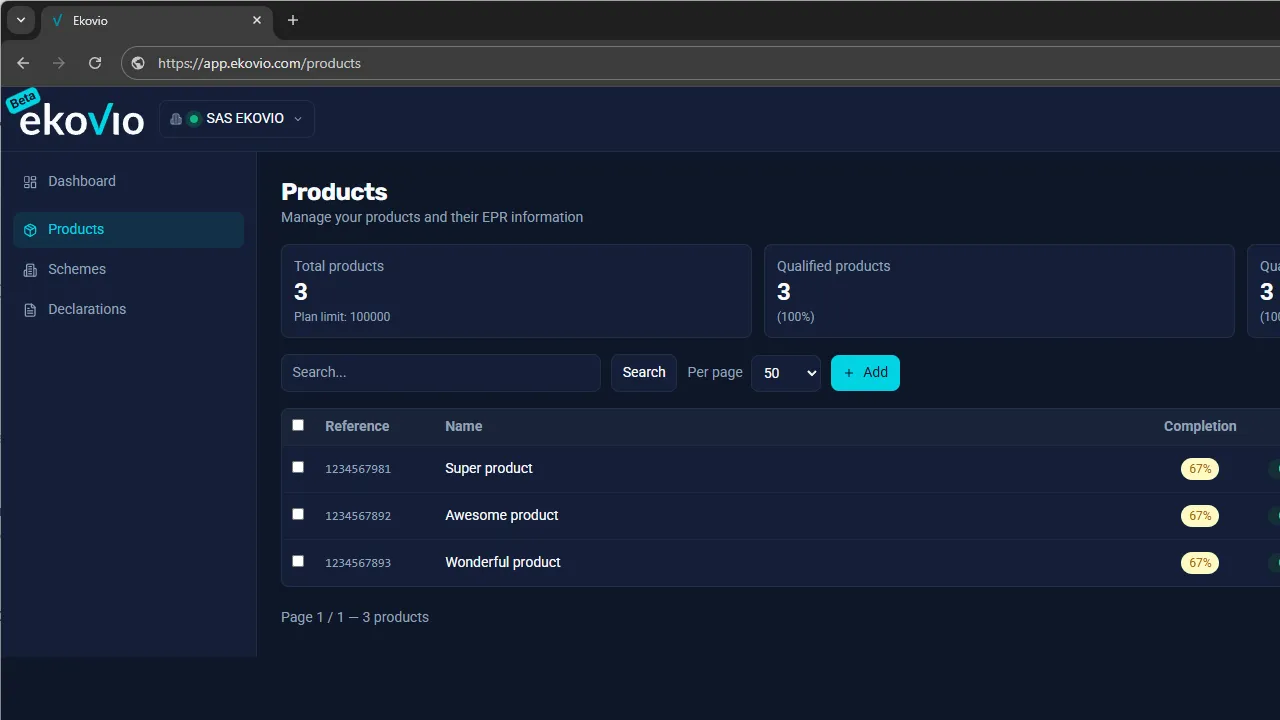 Ekovio DE Tabs Produktliste EPR